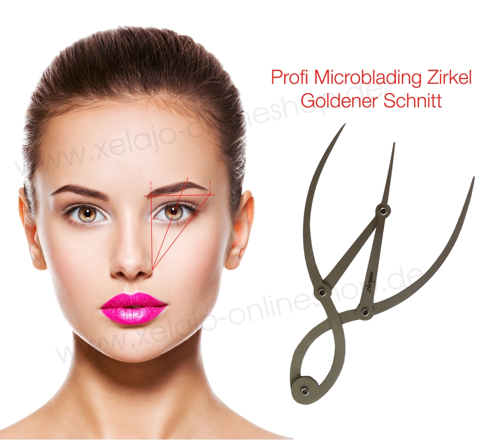 Profi Microblading Zirkel - Goldener Schnitt