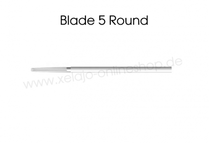 Microblading Blades 5er Round - Runde Blades für Schattierungen