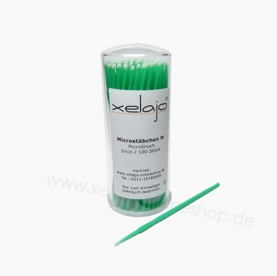 Microblading Mikrostäbchen Wattestäbchen grün M