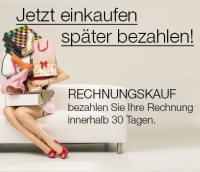 Wir bieten Rechnungskauf und Ratenkauf an.